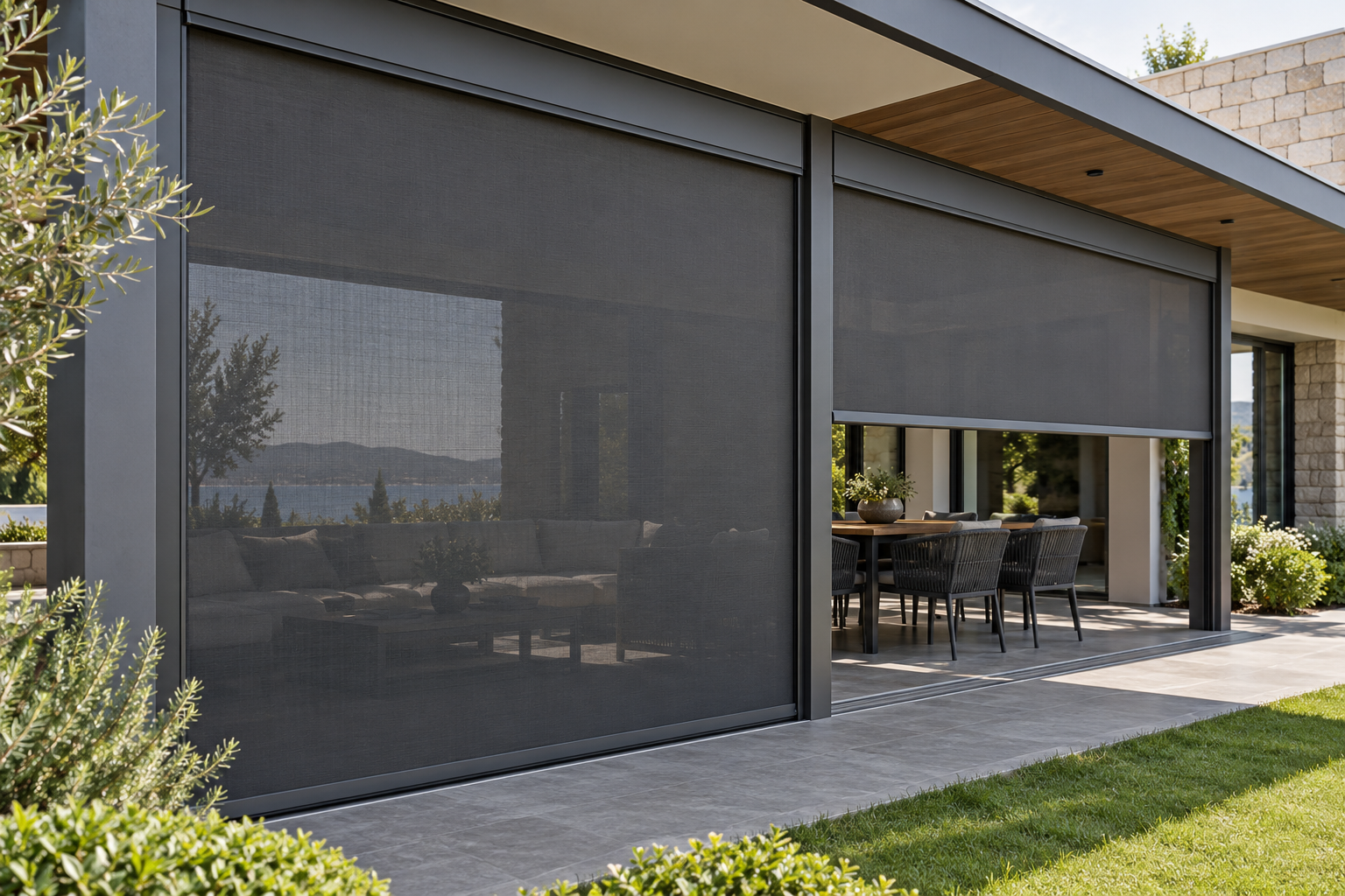 Motorlu ZIP Perde Sistemleri (ZIP Screen)